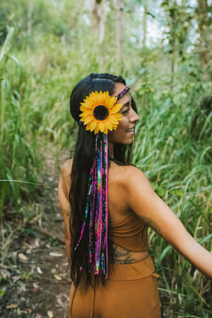 Shining Sunflower Hippie Halo